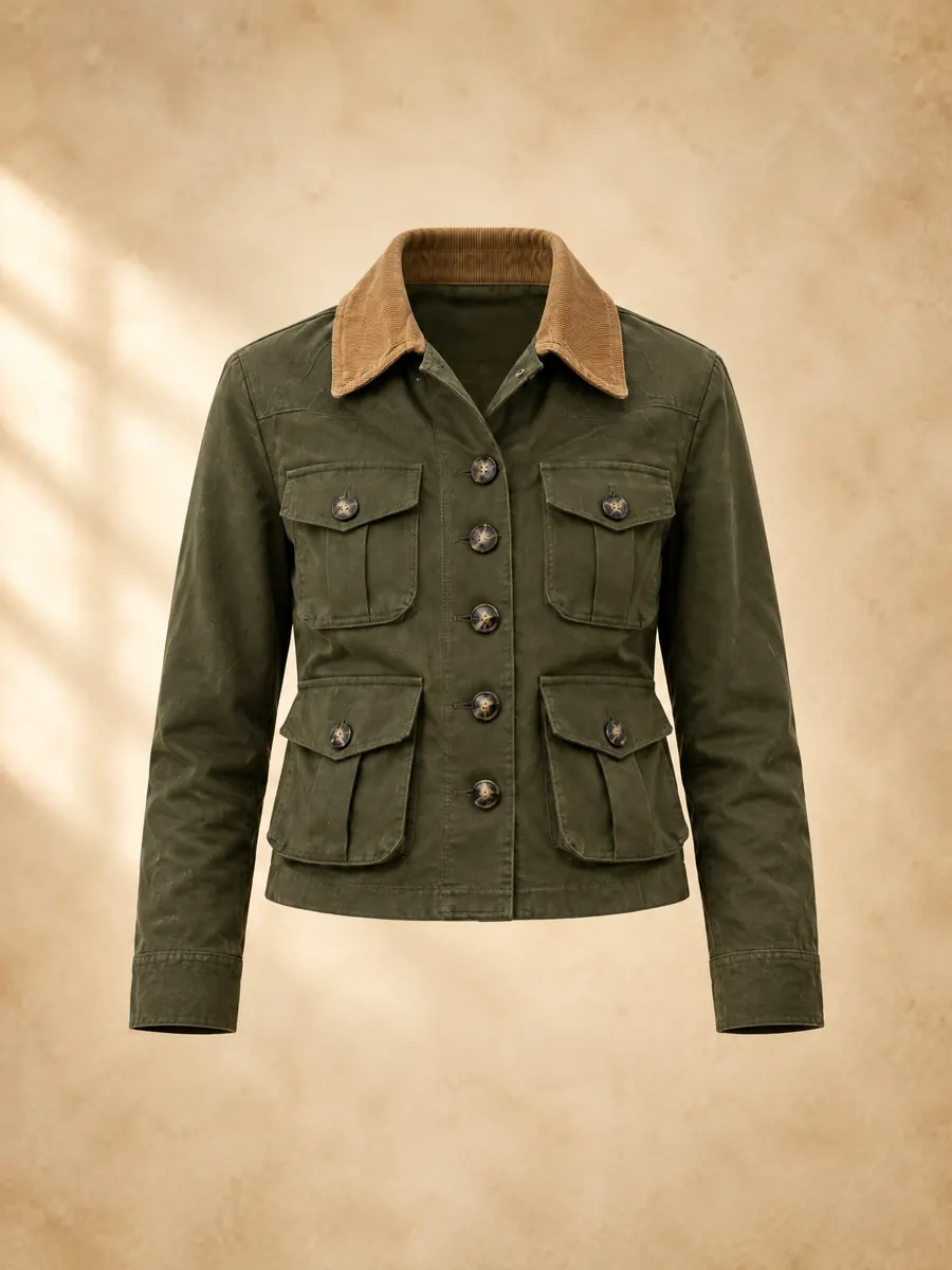 Die Bridleway Flap-Pocket Jacket allein, Vorderansicht