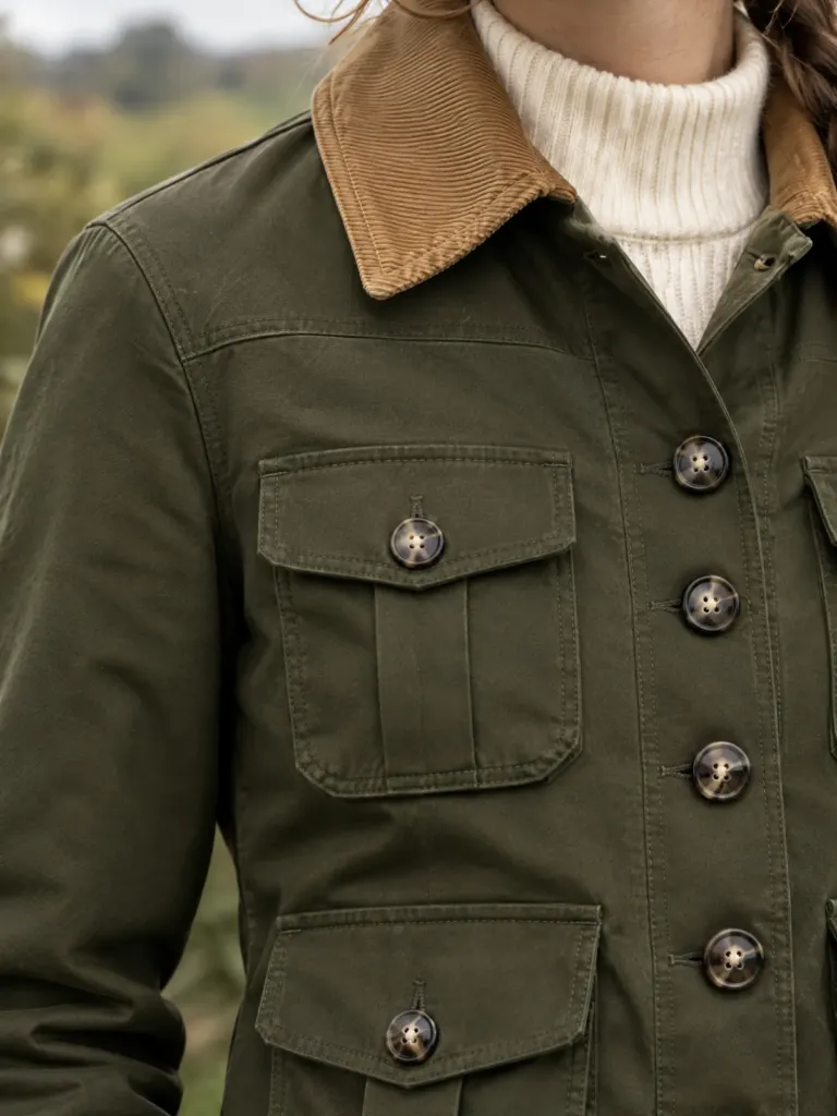 Bridleway Flap-Pocket Jacket, detail