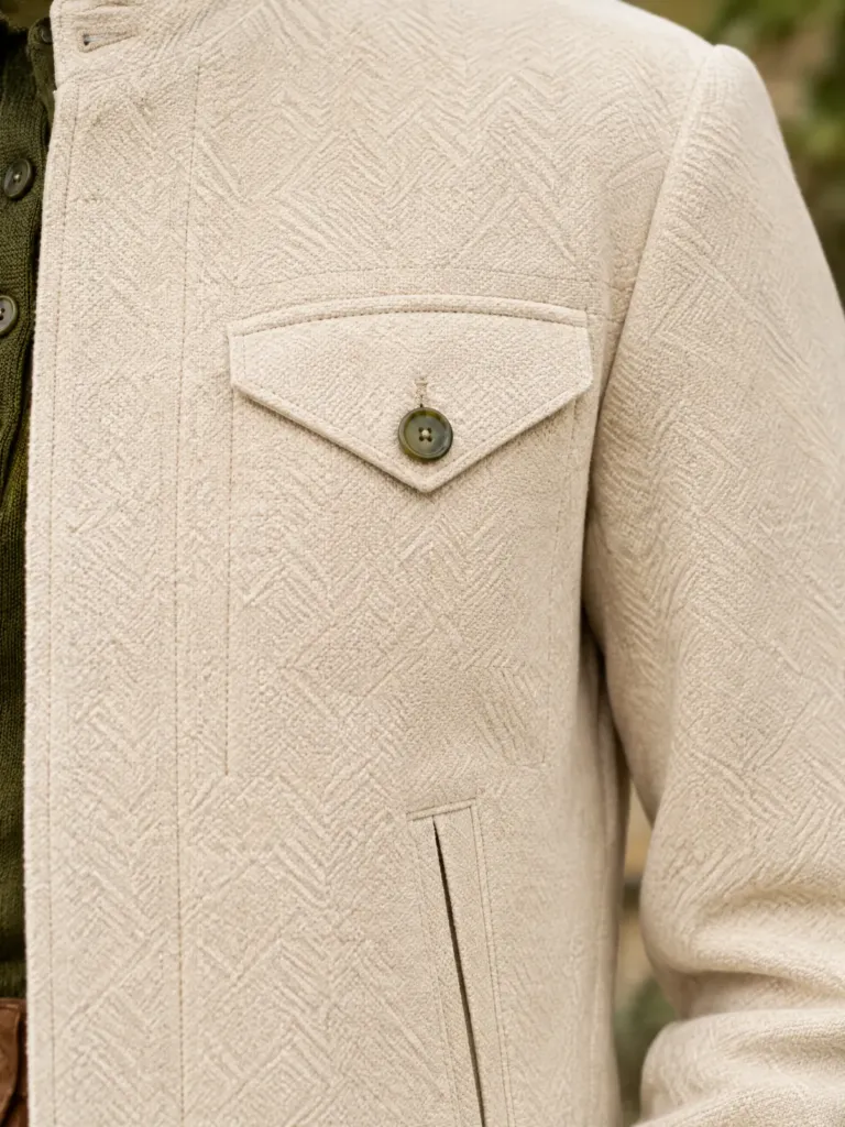 Postmark Envelope-Pocket Jacket, detail