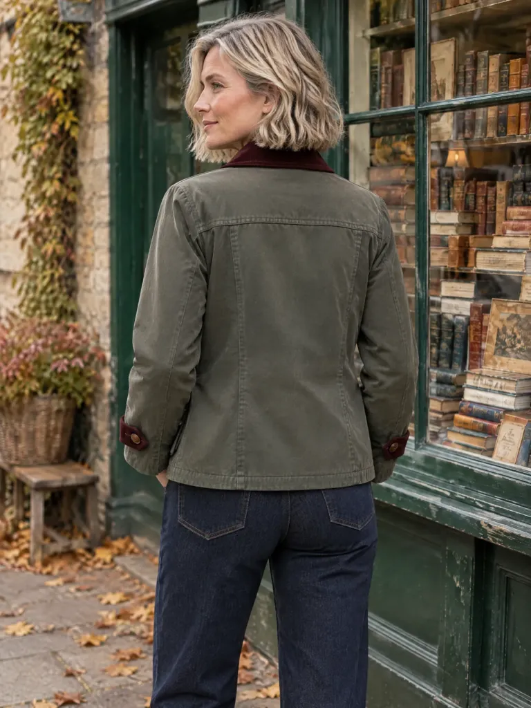 Fieldgate Contrast-Collar Jacket, another angle