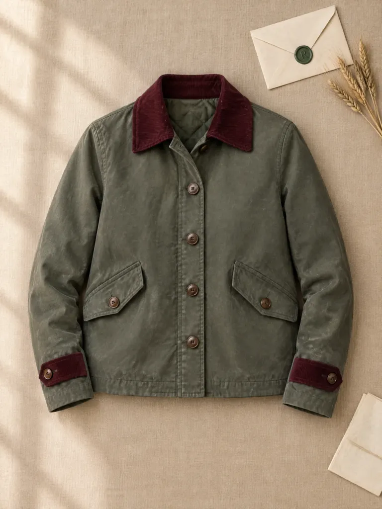 Fieldgate Contrast-Collar Jacket, on its own