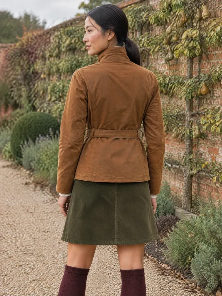Hedgerow Belted Cropped Jacket, another angle