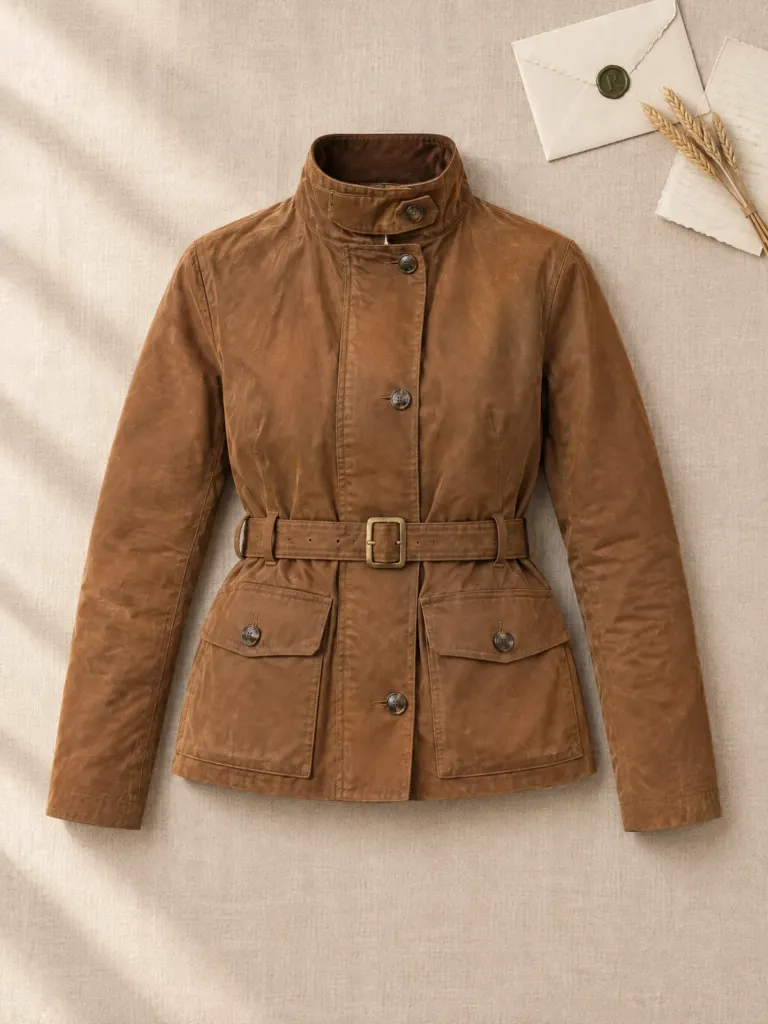 Hedgerow Belted Cropped Jacket, on its own