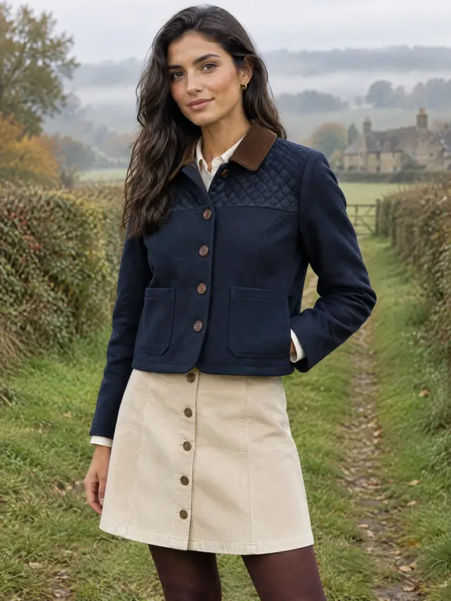 Chalkstream Quilt-Yoke Jacket
