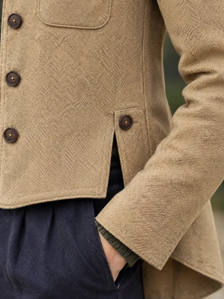 Stile Step-Hem Jacket, detail