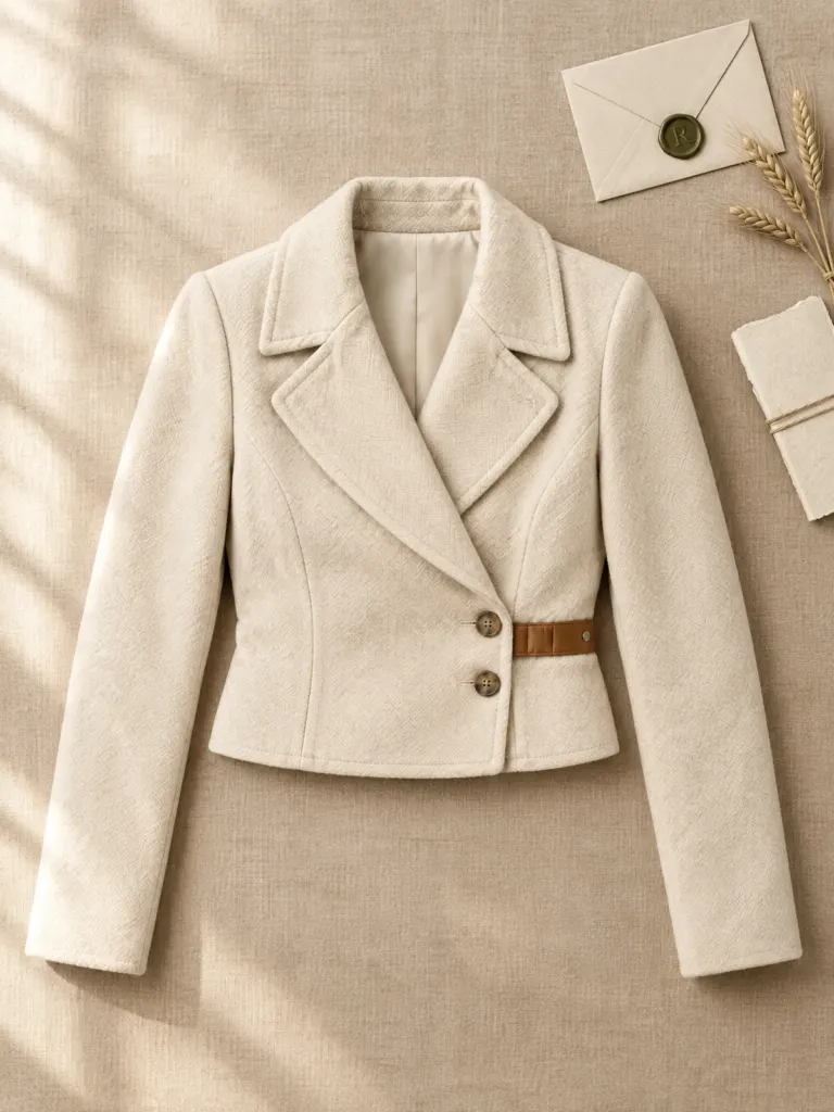 Mistfold Wrap-Front Jacket, on its own