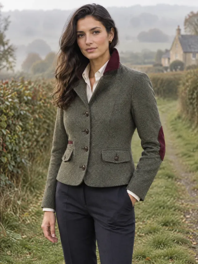 Tithe Barn Tweed-Effect Jacket