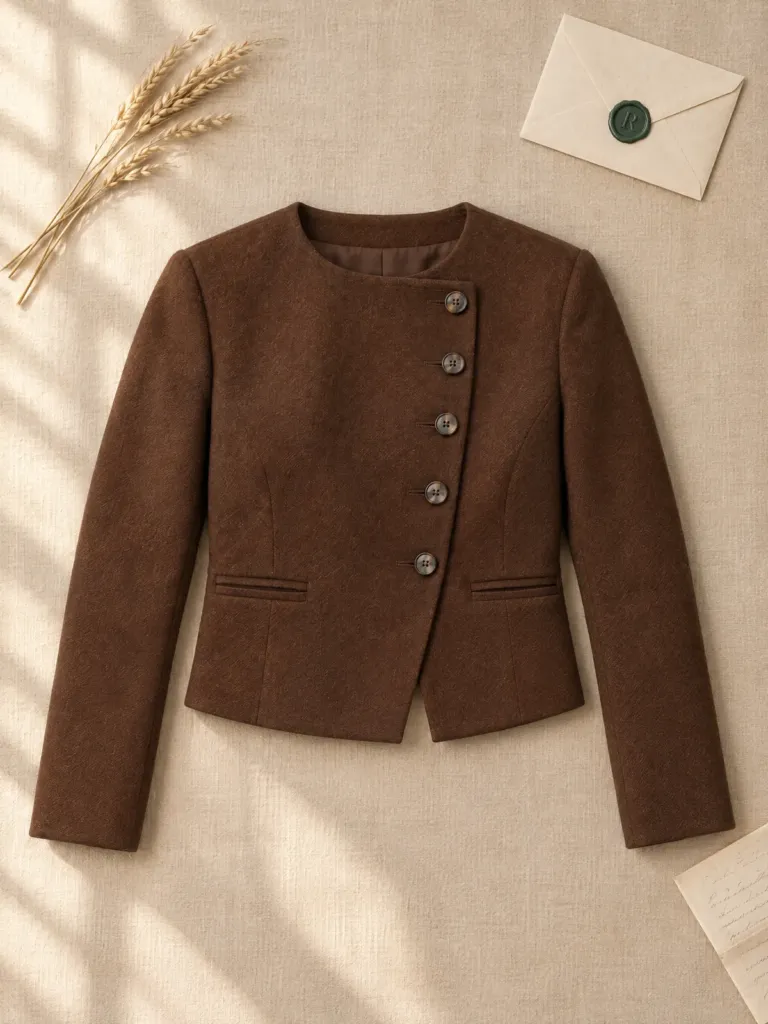 Weir Side-Button Jacket, on its own