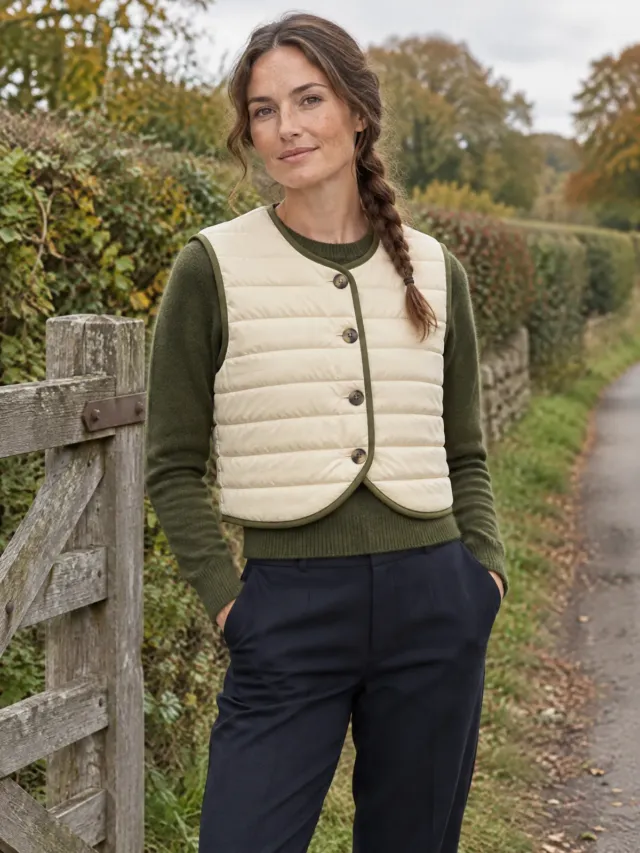Horseshoe Curve-Hem Waistcoat
