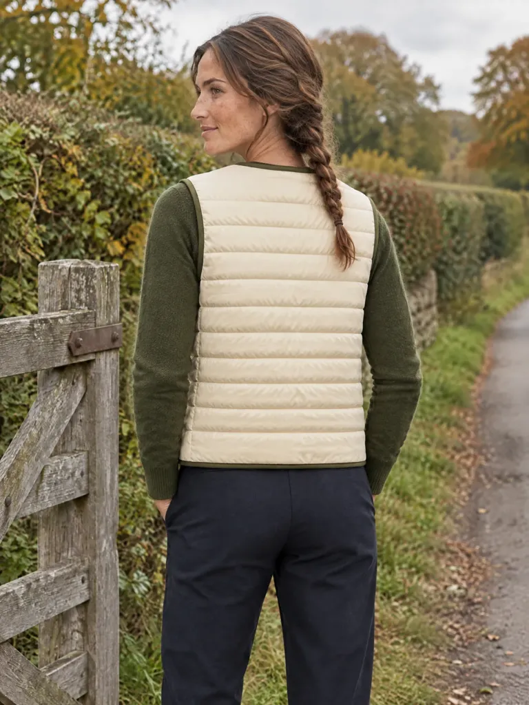 Horseshoe Curve-Hem Waistcoat, another angle