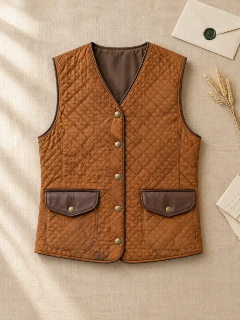 Saddlebag Pocket Waistcoat, on its own