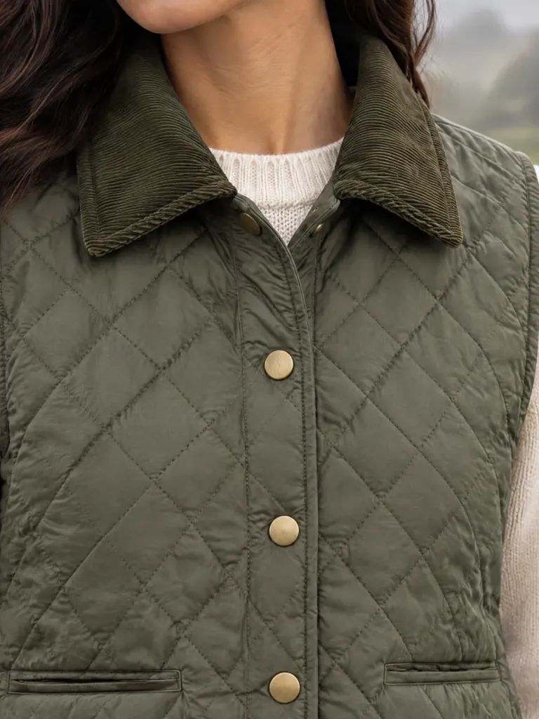 Rookery Collared Waistcoat, detail