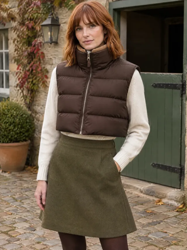 Milestone Cropped Gilet