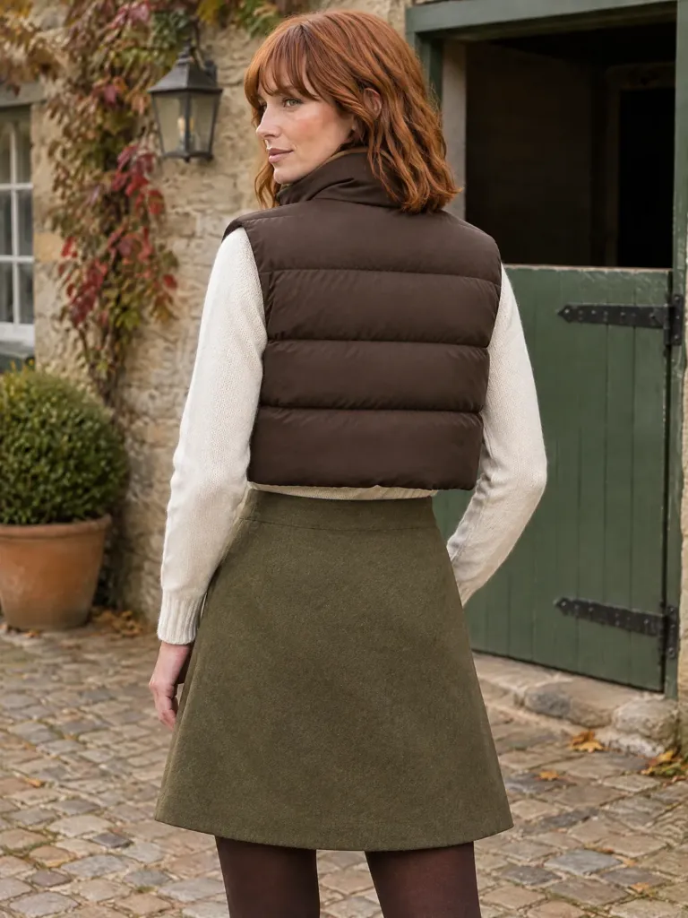 Milestone Cropped Gilet, another angle