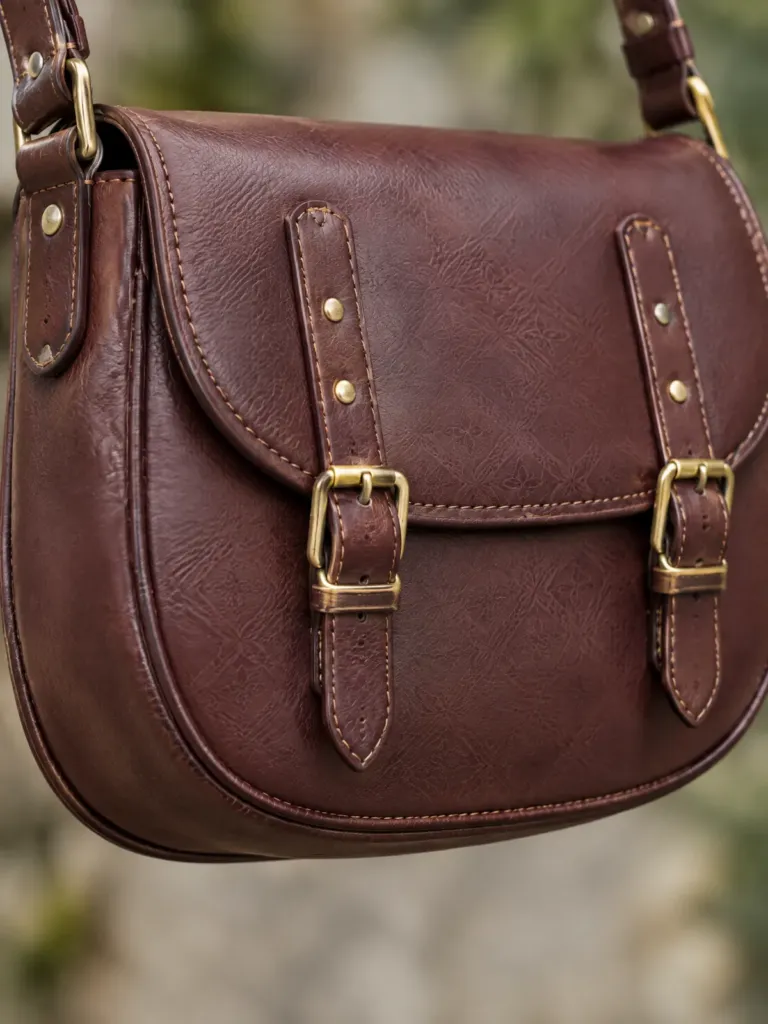 Bridle Twin-Strap Saddle Bag, detail