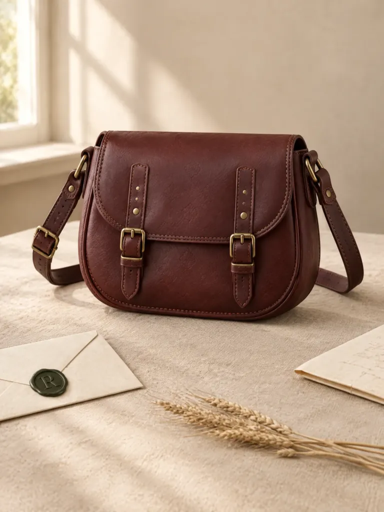 Bridle Twin-Strap Saddle Bag, another angle