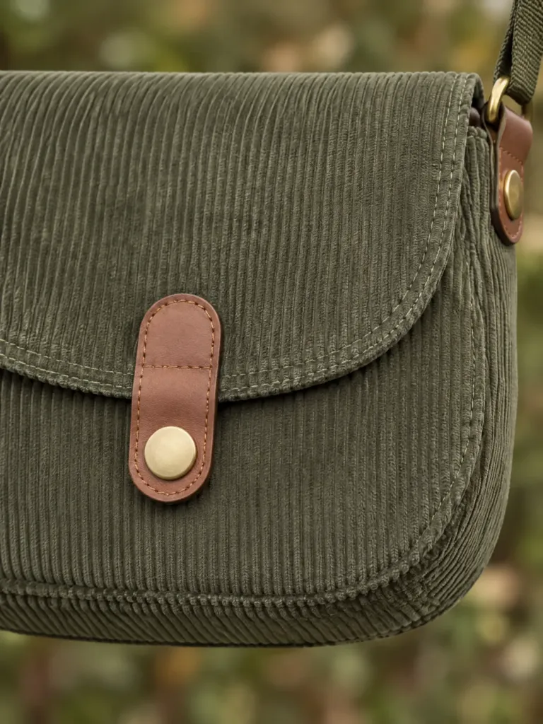 Kestrel Cord Saddle Bag, detail